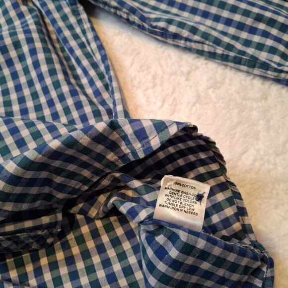 Brooklyn Industries Mens Gingham Button Down Shirt Sz XL Grandpa Preppy Academia - Picture 10 of 16